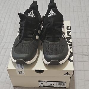 Adidas Kids Black and White Sneakers
